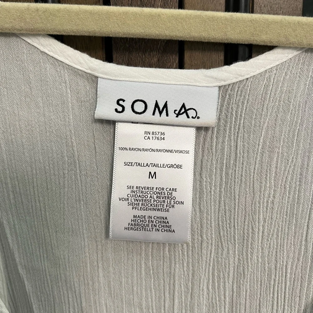 Soma White medium swimsuit cover in NWOT condition - Picture 3 of 3
